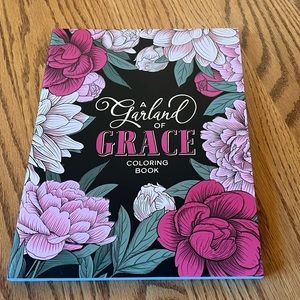NWT Faith Based Adult Coloring Book A Garland of Grace